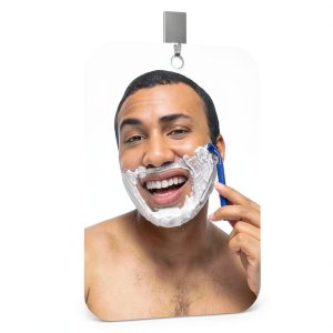NKJVE Shower Mirror Fogless for Shaving-0