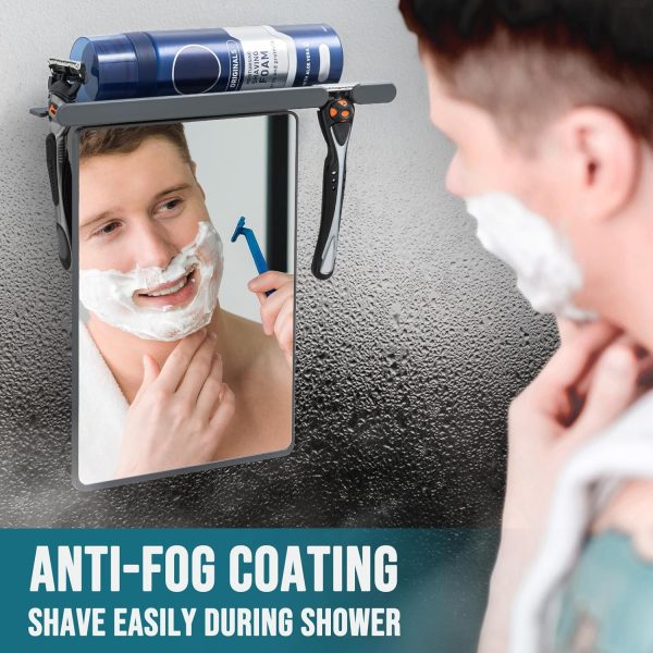Fogless Shower Mirror Modern Plastic TAILI Bathroom-3
