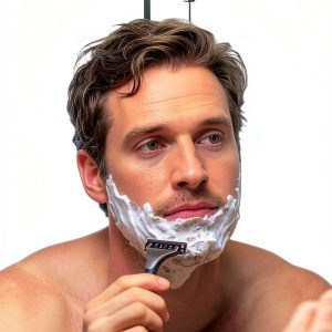 LUNCHIS Fogless Shower Mirror for Shaving Men ABS Material-0