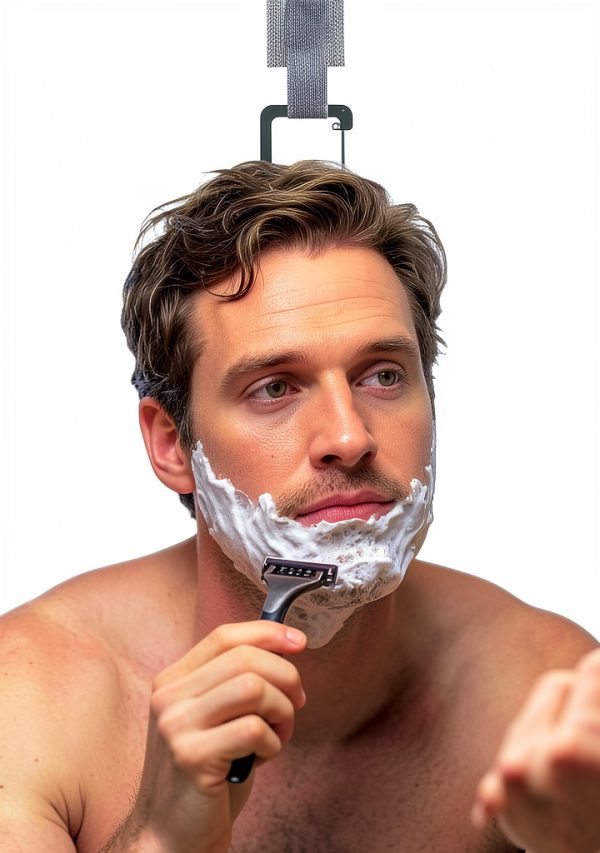 LUNCHIS Fogless Shower Mirror for Shaving Men ABS Material-0