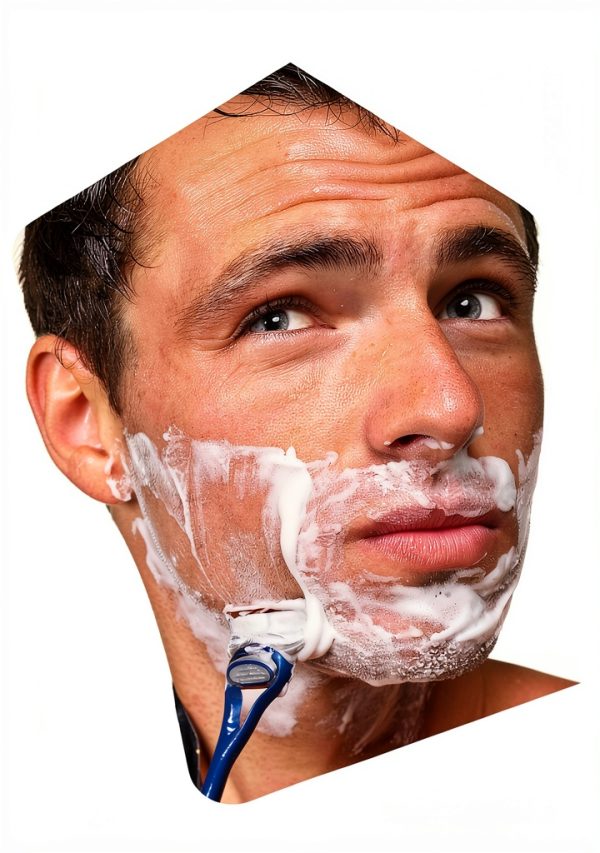 Travel Shower Mirror Unclad by Mirror On A Rope-2