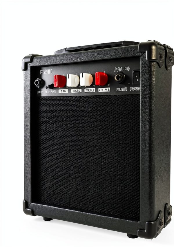 Ermik 20 Watt Guitar Amplifier Black Compact-1