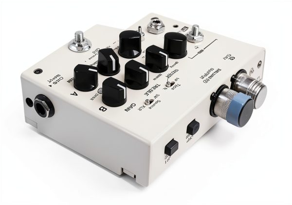Acoustic Guitar Preamp Pedal EBS SCSP Metal White-2