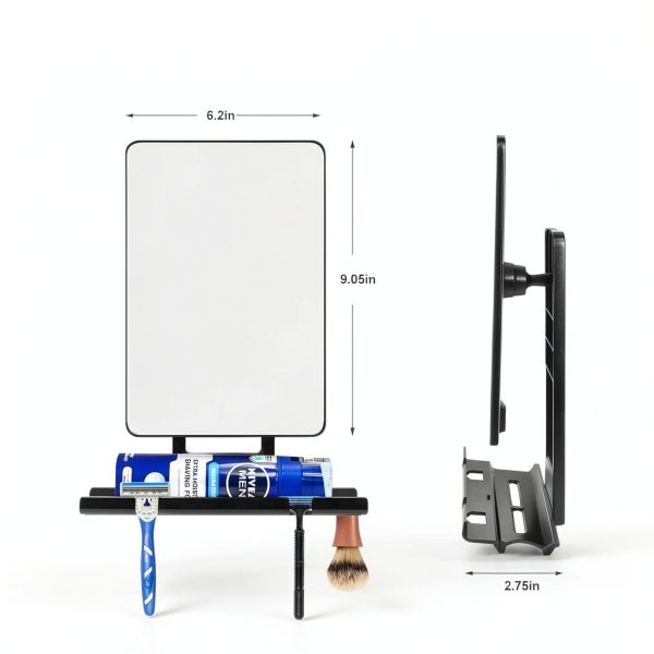 FKEBGDSU Shower Mirror for Shaving Modern Glass-1