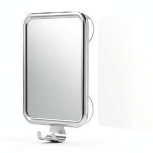 APLOP Fogless Bathroom Mirror Modern Metal Frame-0