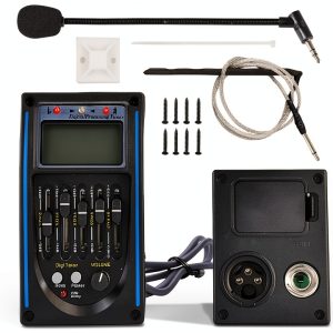 Acoustic Guitar 5 Band EQ Pickup Pavo Black T0874-0