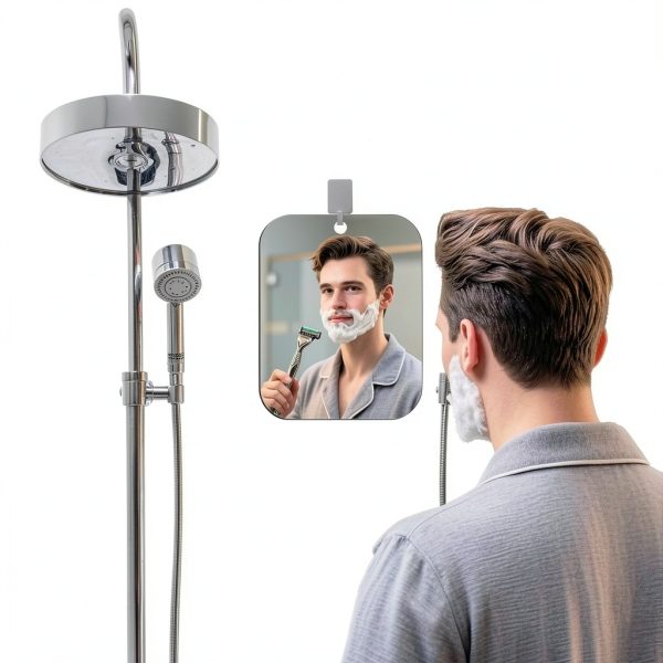 JIANGLAN Anti Fog Mirror Bathroom Shower-6