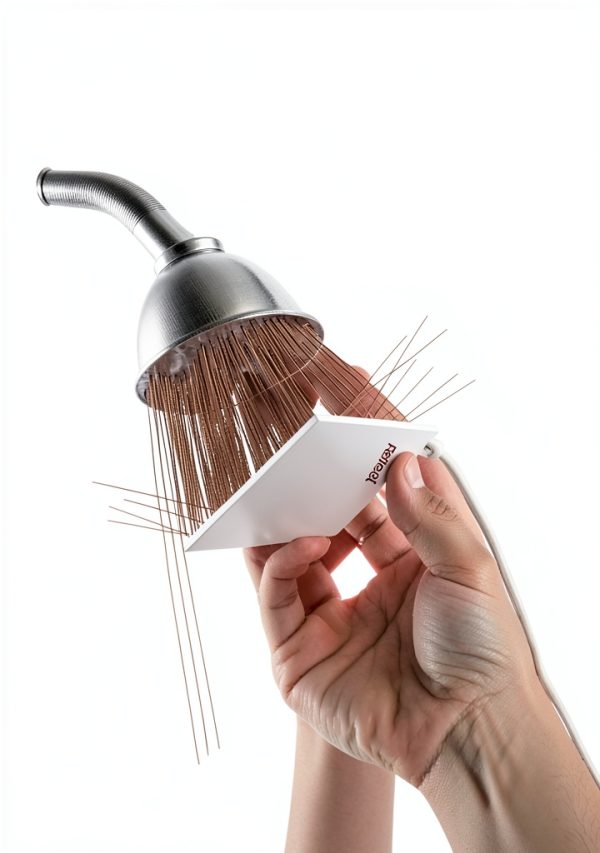 Travel Shower Mirror Unclad by Mirror On A Rope-3