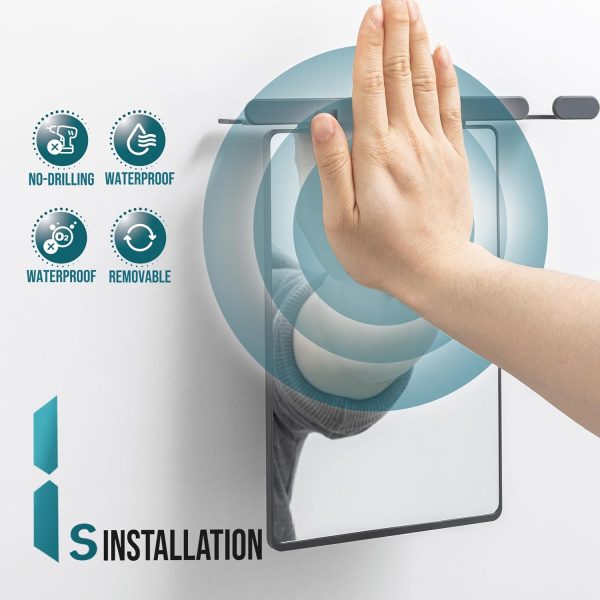 Fogless Shower Mirror Modern Plastic TAILI Bathroom-2