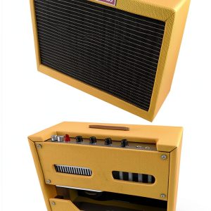 Fender Acoustic Guitar Amplifier 80W Brown/Yellow-0
