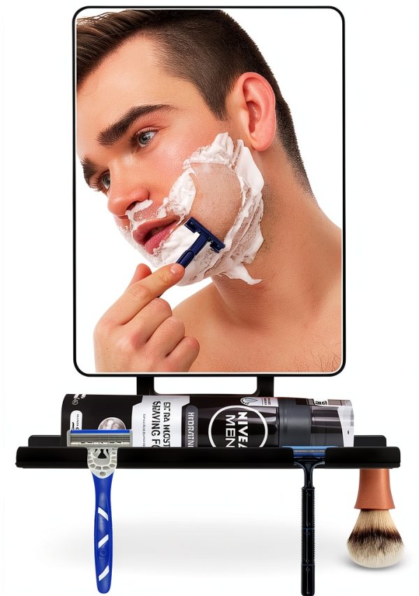 FKEBGDSU Shower Mirror for Shaving Modern Glass-0