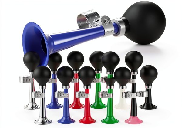 Bike Horns Datanly Retro Metal Colorful Design-0