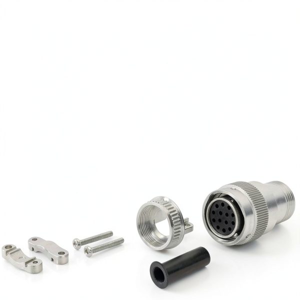 Conn Plug HSG Female 14POS Inline Anrain Plastic Connector UNF Thread-1