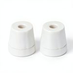 uxcell Ceramic Tapered Insulators 6mm for Tubing Connectors 2pcs-0