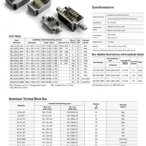 Terminal Box BC-TGG-4PC 4-Pin Flat Grey Cover - BOXCO PBT-0