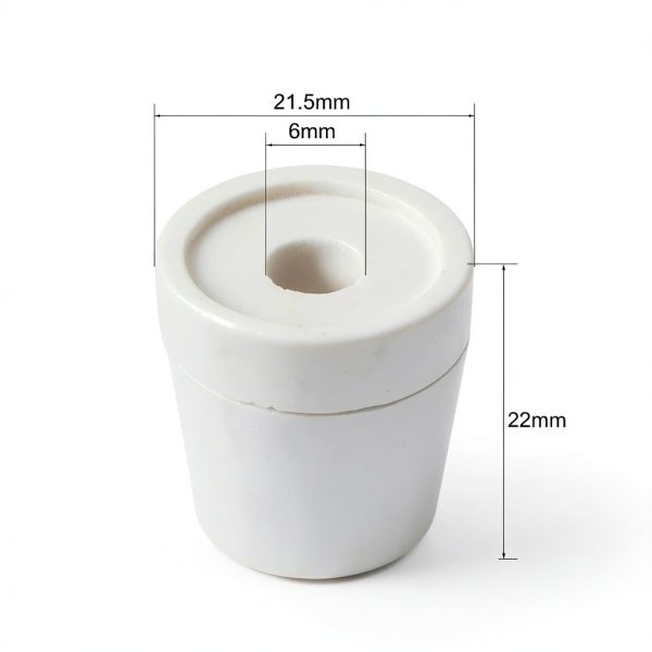 uxcell Ceramic Tapered Insulators 6mm for Tubing Connectors 2pcs-1