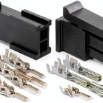 2-PIN Row Interconnect 10.5A 3.00mm Pitch Black ELITE.CITI Connector-0