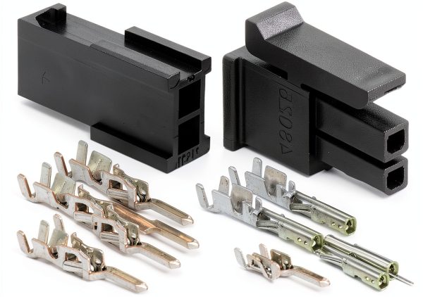 2-PIN Row Interconnect 10.5A 3.00mm Pitch Black ELITE.CITI Connector-0